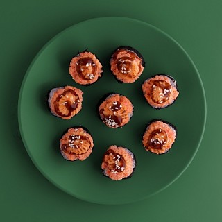 Касабланка с крабом и яки соусом 8 шт.